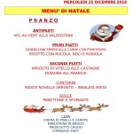 MENù NATALE 2019-2