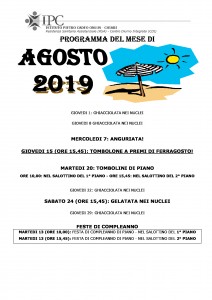 PROGRAMMA-AGOSTO-2019